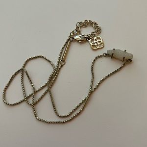 Kendra Scott glitter crystal necklace